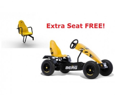 BERG XL B.SUPER YELLOW BFR Pedal Go Kart for ages 5+